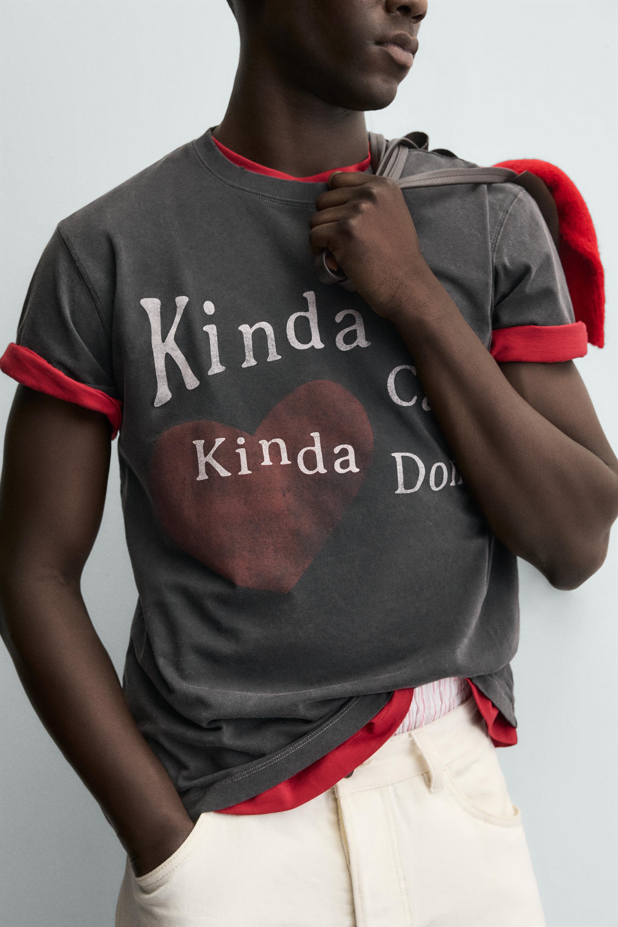 HEART PRINT T-SHIRT